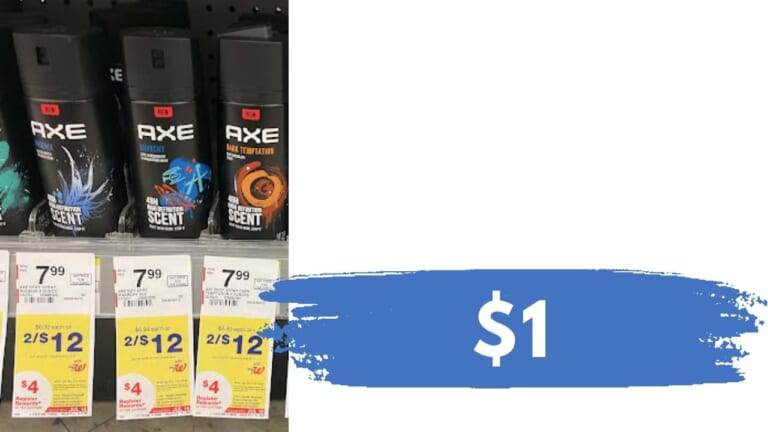 Axe Body Spray for Only $1 at Walgreens (reg. $7.99)
