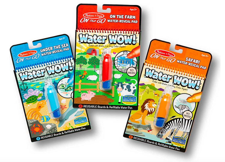 Melissa & Doug Water Wow! Water Reveal Pad Bundle (3 pack) only $10.19, plus more! {Prime Day Deal}