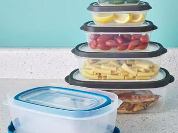 Farberware 10-Piece Plastic Stackable Food Containers only $9.99 (Reg. $30!)