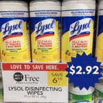 Lysol Wipes as Low as $2.92 at Publix or Harris Teeter