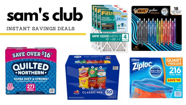 New Sam’s Club Instant Savings Deals 7/15-8/7