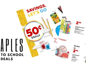 Staples Back to School Sales 7/17-7/23