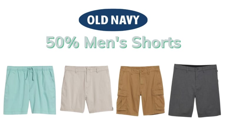 Old Navy | 50% Off Men’s Shorts
