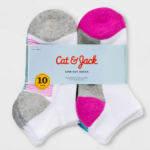 Cat & Jack Kids Socks 10-Count Packs only $5.24!