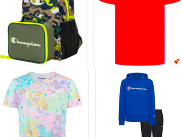 Champion Kid’s Back to School Sale = Prices start at just $8.49 after exclusive discount!