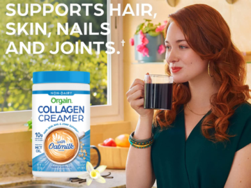Orgain French Vanilla Collagen Creamer with Oatmilk Powder as low as $16.24 After Coupon (Reg. $25) + Free Shipping! – 26K+ FAB Ratings!