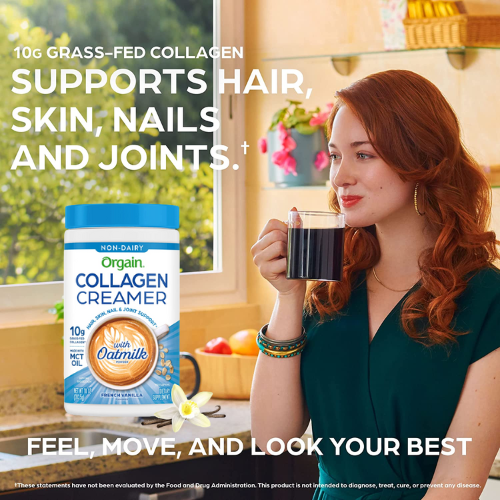 Orgain French Vanilla Collagen Creamer with Oatmilk Powder as low as $16.24 After Coupon (Reg. $25) + Free Shipping! – 26K+ FAB Ratings!