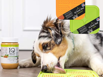2 Pack Pet Treat Lick Mats as low as $9.50 After Coupon (Reg. $14.34) – 11.5K+ FAB Ratings! – $4.75 each – Great for Calming Anxious & High Energy Dogs!