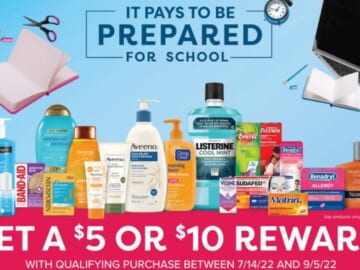 Johnson & Johnson Back to School Rebate Promo