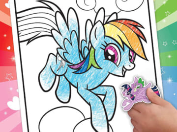 96-Page Crayola My Little Pony Coloring Book with Sticker Sheet $1.59 (Reg. $3.99) – FAB Ratings!