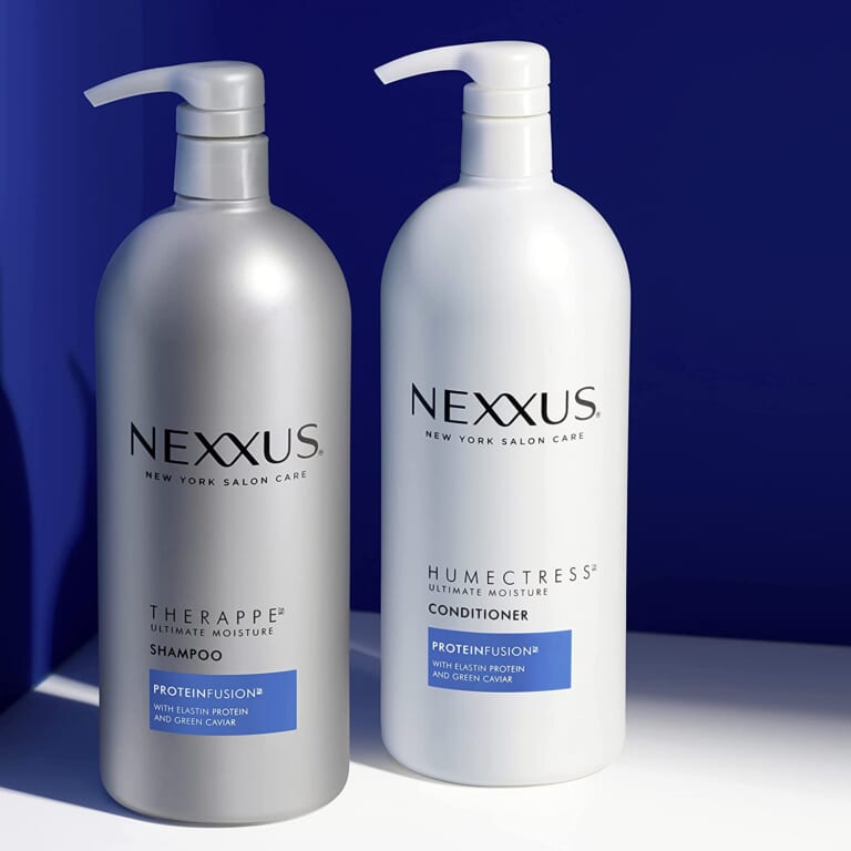Set of Nexxus Therappe Shampoo + Humectress Conditioner as low as $16.99 Shipped free (Reg. $46.39) – 12K+ FAB Ratings!  $8.50 per 1L bottle!