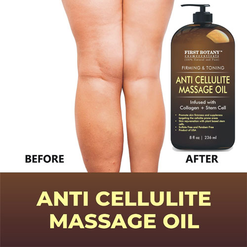 Anti Cellulite Massage Oil Infused w/ Collagen & Stem Cell as low as $13.58 Shipped Free (Reg. $21.95) – Helps Skin Tightening & Stretch Mark treatment