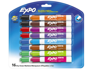 EXPO Low Odor Dry Erase Markers, 16 Pack only $13.58 shipped, plus more!