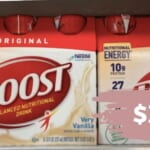 Boost Shakes 6-Pack for $3.99 at Kroger