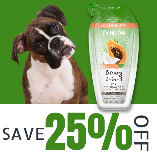 Save 25% on TropiClean Dog Essentials as low as $7.36 After Coupon (Reg. $10.99) + Free Shipping – FAB Ratings! Shampoo, Wipes, Spray Repellents and more!