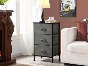 Add Storage to Your Bedroom with this FAB Night Stand Dresser in 2 Color Choices For Just $39.99 + Free Shipping!