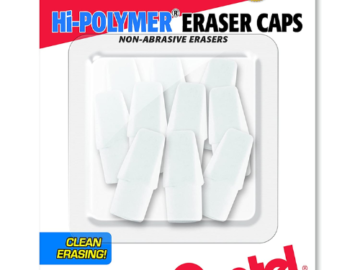 10-Pack Pentel Hi-Polymer White Cap Erasers as low as $0.92 Shipped Free (Reg. $2) – 9¢ Each!