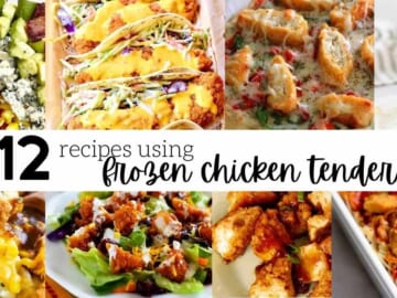 recipes using frozen chicken tenders