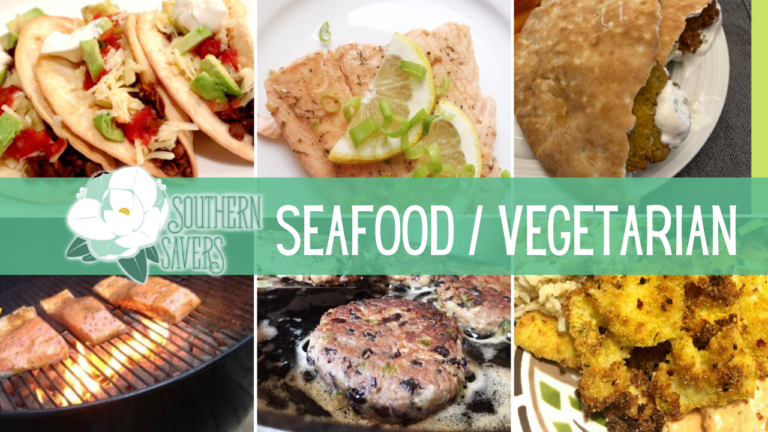 Southern Savers Favorite Seafood and Vegetarian Recipes