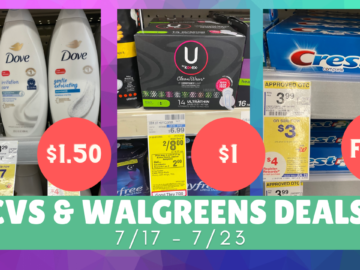Video: Top CVS & Walgreens Deals 7/17-7/23
