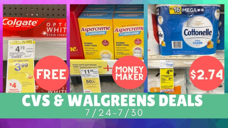 Video: Top CVS & Walgreens Deals 7/24-7/30