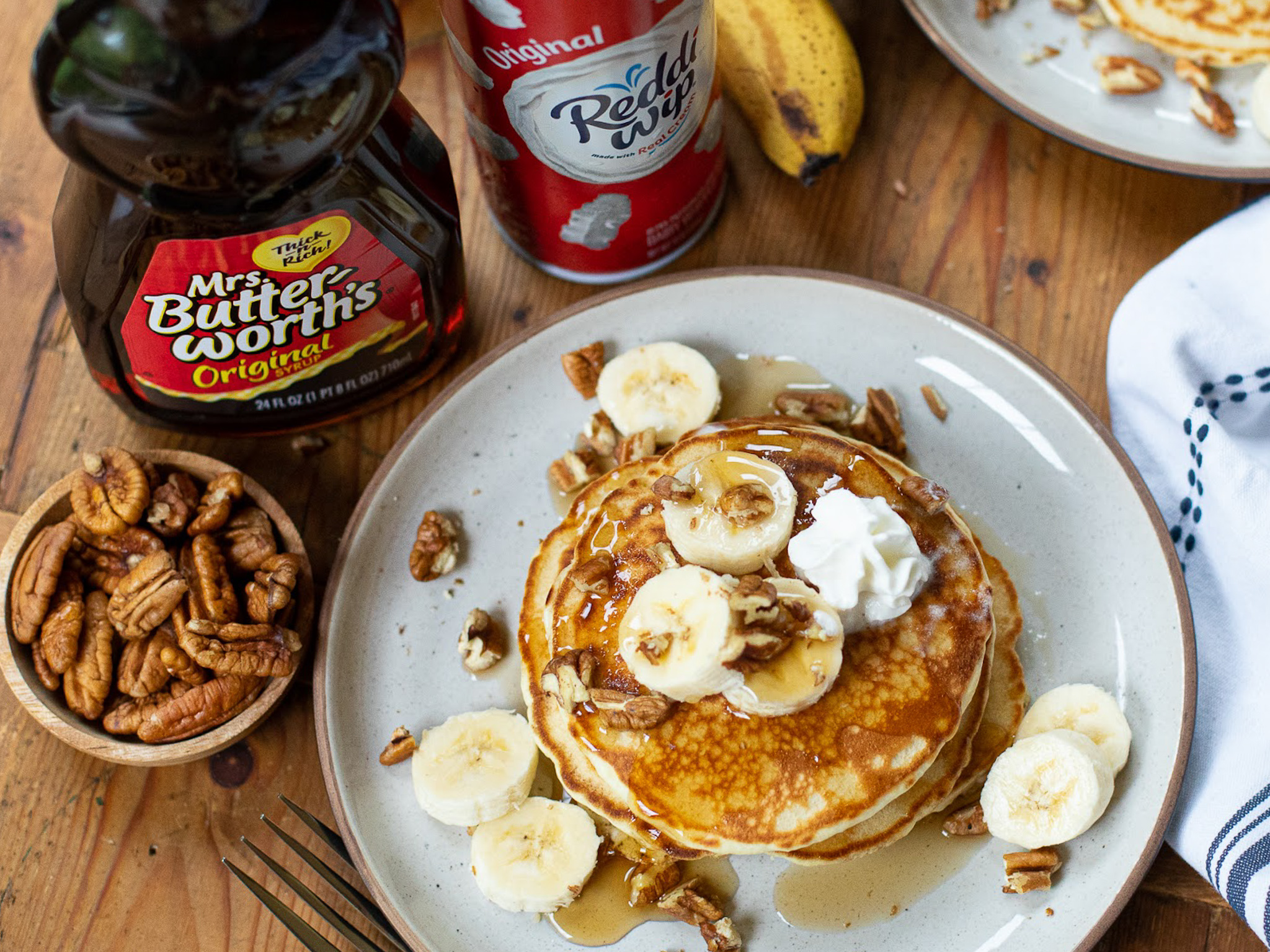 Start The Day With These Easy & Delicious Banana Bread Pancakes – Use The Pantry Planner To Shop & Save With Ease