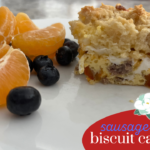 Sausage and Pepper Biscuit Casserole