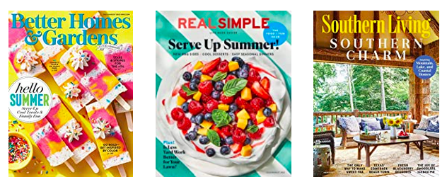 Get One-Year Magazine Subscriptions for just $3.75 (Real Simple, Better Homes & Gardens and more!)