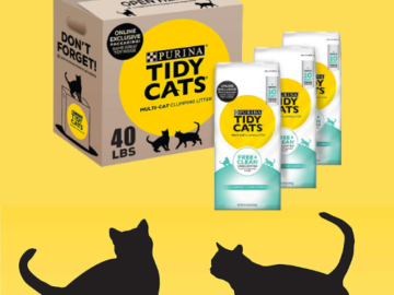 3-Pack Purina Unscented Free & Clean Clumping Cat Litter as low as $21.32 Shipped Free (Reg. $24) – $7.11 per 13.33 lb Bag + MORE!