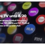 Free Live TV Through 8/20 Via SlingTV