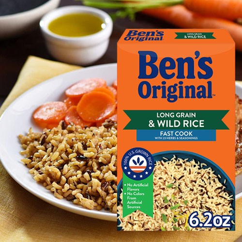 12-Pack BEN’S ORIGINAL Long Grain & Wild Rice Fast Cook as low as $17.09 Shipped Free (Reg. $26.88) – $1.42/6.2 Ounce Pack!