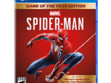Marvel’s Spider-Man: Game of the Year Edition, PlayStation 4 $19.99 (Reg. $39.99) – FAB Ratings!