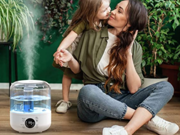 Today Only! Cool Mist Humidifiers, 2.5L Water Tank $24 (Reg. $35) – 3.8K+ FAB Ratings!