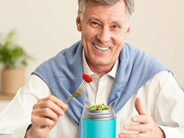 Blue Insulated Food Jar Vacuum Bento Box Lunch Containers, 16 oz $16.99 (Reg. $35.99) – Can keep food or drinks for up to 6~12 hours!