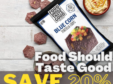 Save 20% on Food Should Taste Good as low as $1.94 After Coupon (Reg. $4+) + Free Shipping – Gluten Free!