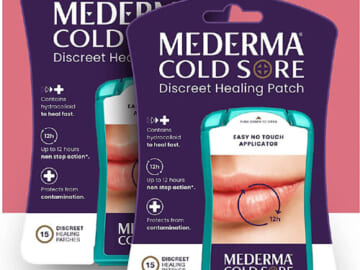 30-Count Mederma Cold Sore Discreet Healing Patches as low as $21.75 After Coupon (Reg. $37.62) – $0.72/Patch + Free Shipping! Protects and conceals Cold Sores