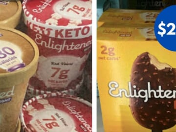 Enlightened Keto Ice Cream Bars or Pints as Low as $2.49