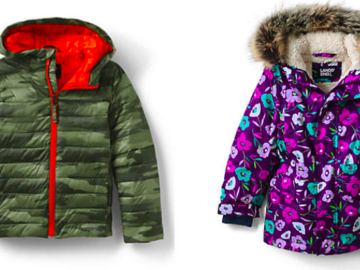 Lands’ End: HOT Deals on Kid’s Jackets = Waterproof Parkas only $33.98, Windbreakers only $13.98, plus more!
