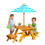 KidKraft Outdoor Wooden Table & Bench Set only $66.33 shipped!