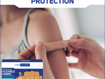 200-Count Care Science Antibacterial Fabric Adhesive Bandages as low as $7.22 Shipped Free (Reg. $8.49) – 4¢ Each! 5K+ FAB Ratings!