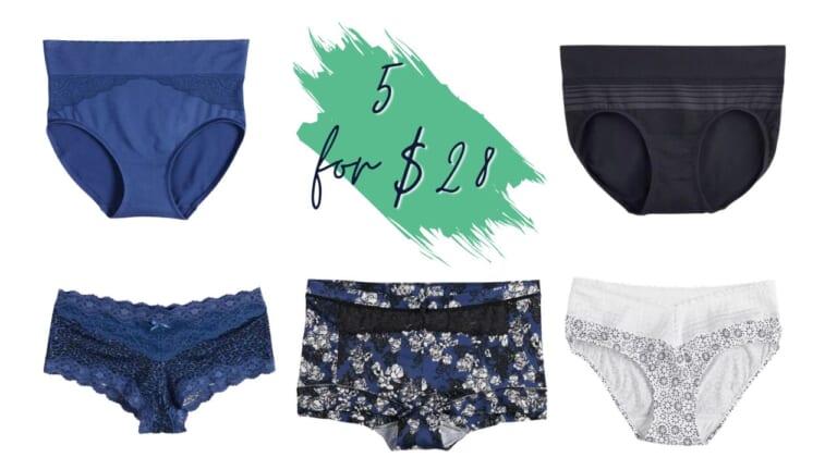 Kohl’s | Women’s Panties 5 For $28