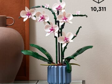 LEGO 608-Piece Orchid Plant Decor Building Kit for Adults $47 Shipped Free (Reg. $50) – An elegant display piece!