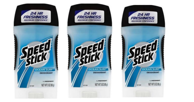 $1.25 Speed Stick Deodorant at CVS