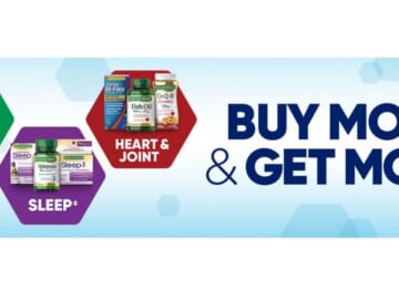 $10 Digital Reward with $30 Nature’s Bounty Purchase