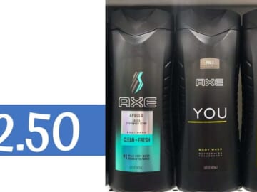 Axe Shower Gel for Only $2.50 at CVS