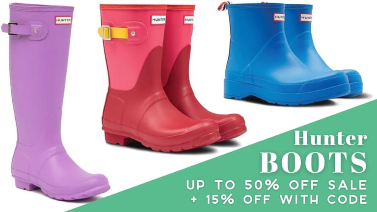 Hunter Boots | Extra 15% Off Clearance Sale
