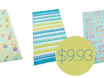Martha Stewart Beach Towels for $9.93