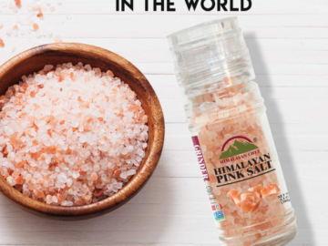 Save 15% on Himalayan Salt Grinders as low as $6.51 After Coupon (Reg. $9.49) + Free Shipping – Non GMO, Kosher certified