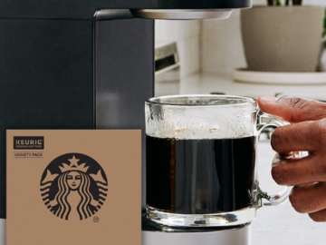 Save 25% on Starbucks K-Cup Coffee Pods as low as 52¢ EACH pod After Coupon + Free Shipping!