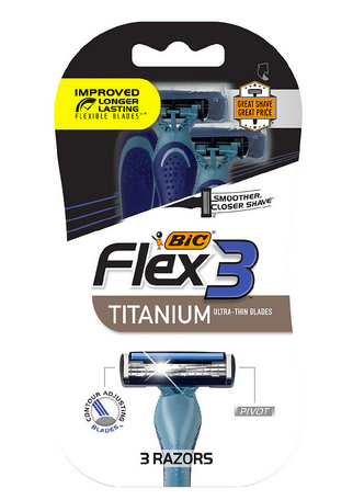 Bic Flex3 Titanium Razors only $0.74 at Walgreens!